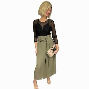 NWT - Brunello Cucinelli Midi Wrap Skirt